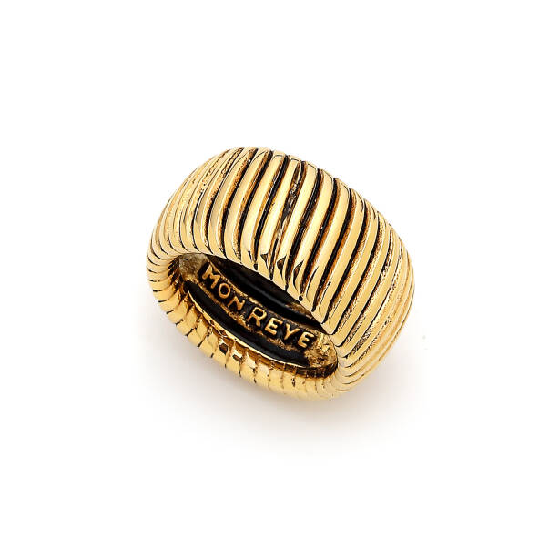 Abstrac Gold Plated RingAbstrac Gold Plated Ring - 1