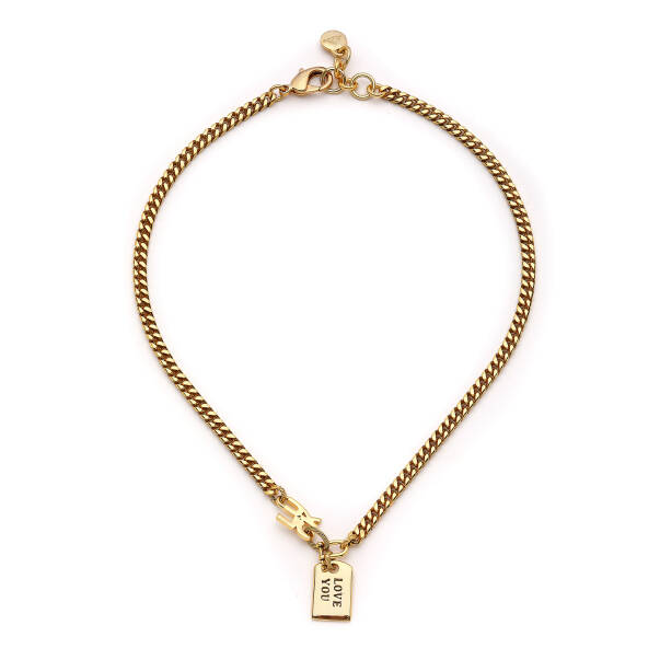 Alaya Lucky Charm Gold Plated Chain Necklace - 1