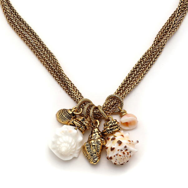 All Time Fav Seashell Charm Necklace - 4