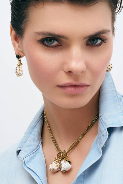 All Time Fav Seashell Charm Necklace - 2