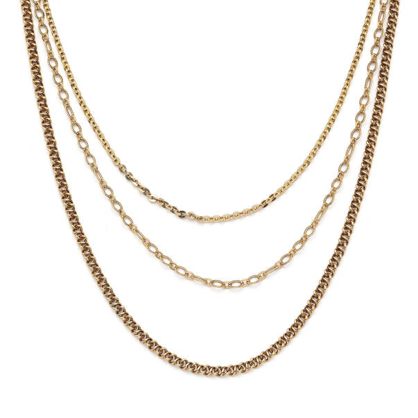 All Time Gold Plated Chain Necklace - 2