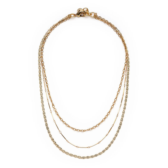 All Time Altın Kaplama Zincir Kolye - 