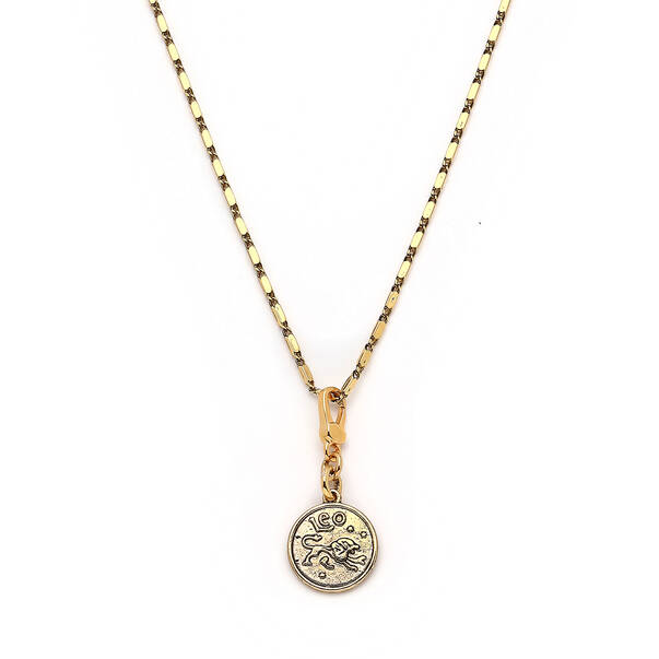 Altın Kaplama Charm Burç Kolye - 1