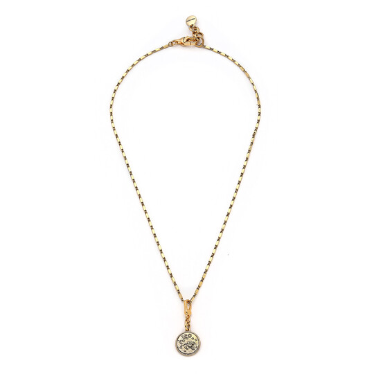 Altın Kaplama Charm Burç Kolye - (1)