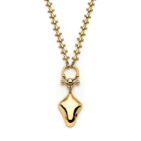 Amulet Altın Kaplama Charm Zincir Kolye - 3