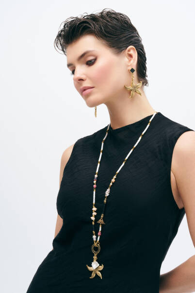 Anti Paxos Star Charm Gold Plated Clip-On Earrings - 5