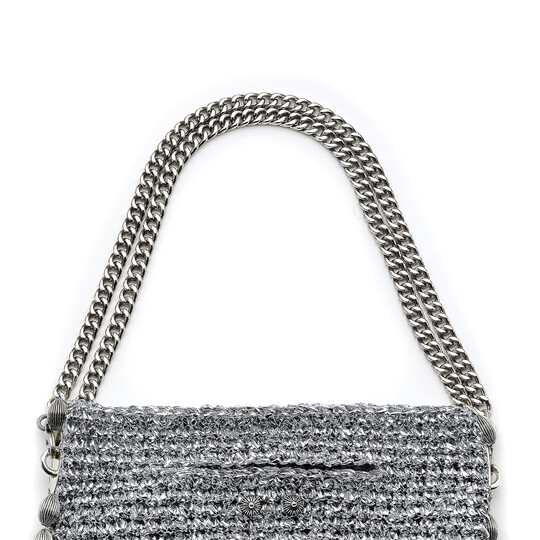 Argent Silver Woven Bag - (1)