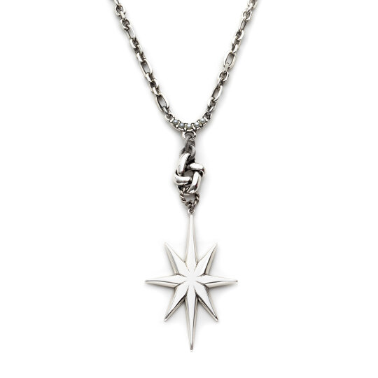 Astralist Star Charm Silver Plated Chain Necklace - (1)