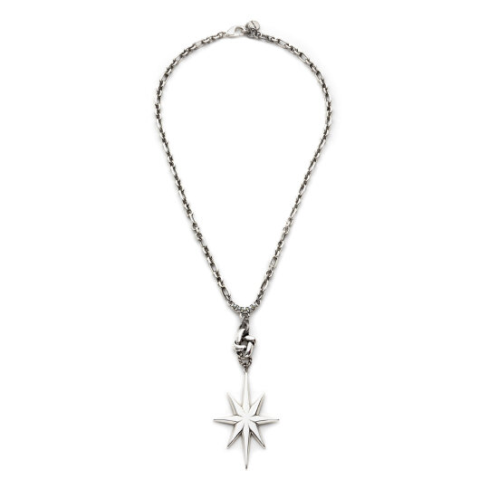Astralist Star Charm Silver Plated Chain Necklace - 