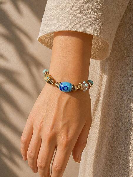 Aurea Amazonite Natural Stone Bracelet - 2