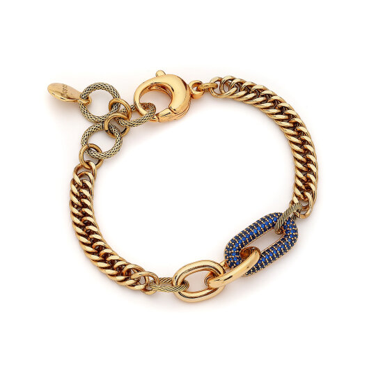 Axis Zirkon Charm Zincir Bilezik - 