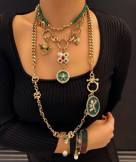 BABY CHARM ZINCIR NECKLACE