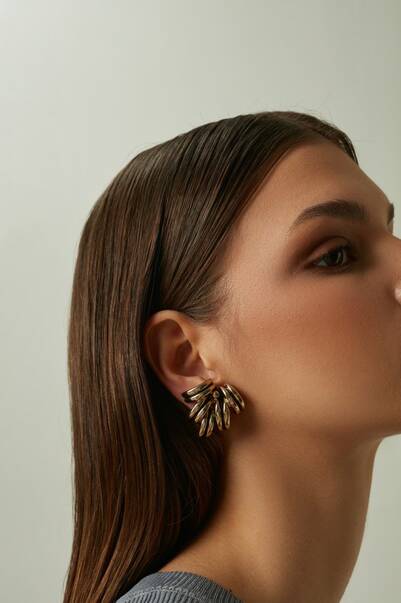Banana Gold Plated Clip-On Earrings - 5