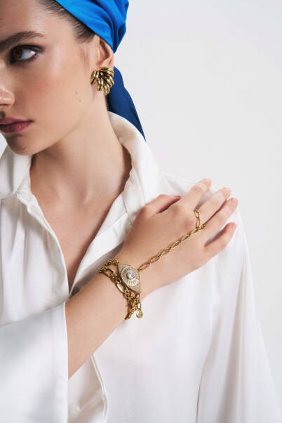 Banana Gold Plated Clip-On Earrings - 4