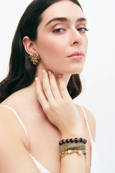 Banana Gold Plated Clip-On Earrings - 8