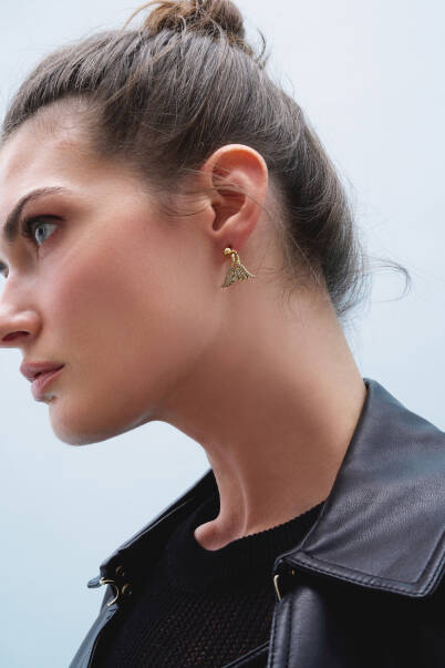 Banana Gold Plated Clip-On Earrings - 5