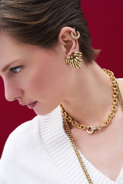 Banana Gold Plated Clip-On Earrings - 3