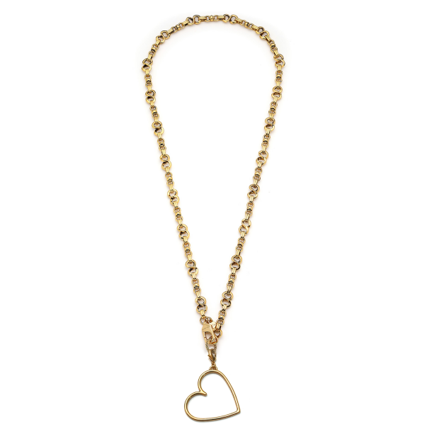 Berequet Gold Plated Para Charm Chain Necklace - 1