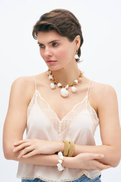 Big Shell Charm Necklace - 3