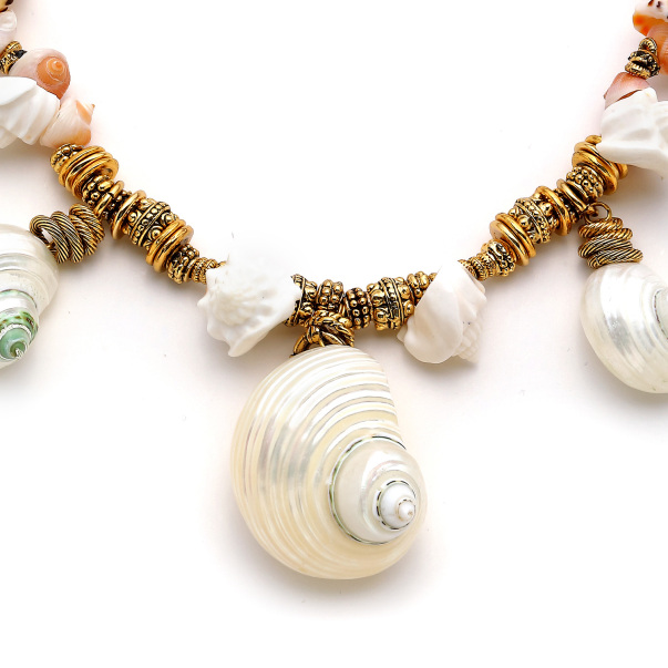 Big Shell Deniz Kabuğu Charm Kolye - 4