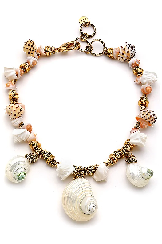 Big Shell Deniz Kabuğu Charm Kolye 