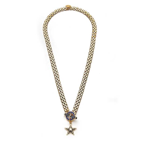 Blue Star Yıldız Charm Kolye - 1