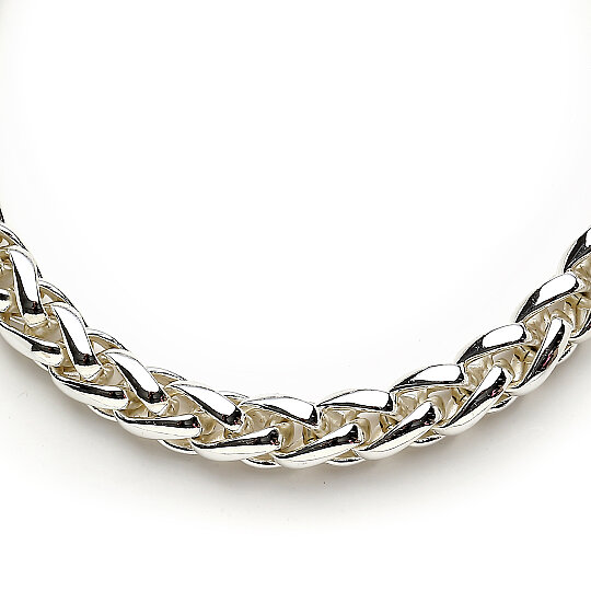 Boldie Silver Plated Chain Necklace - (1)
