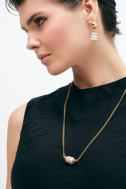 Bonded Gold Plated Chain Necklace - 4