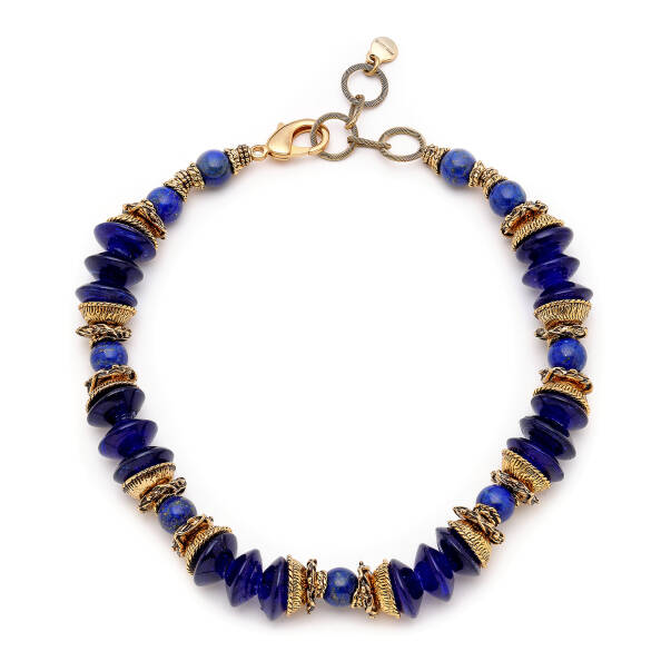 Born Of Stone Glass Bead Necklace - 1