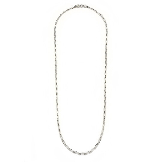 Calm Silver Plated Chain Necklace 