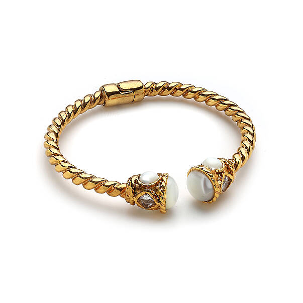 Castor Gold Plated Cuff Bracelet - 2