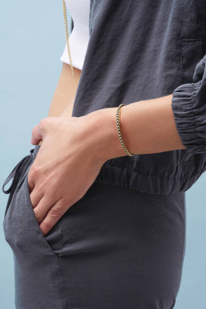 Celestial Gold Plated Cuff Bracelet - 2