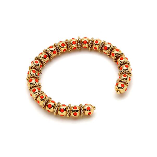 Centicora Coral Cuff Bracelet - 1