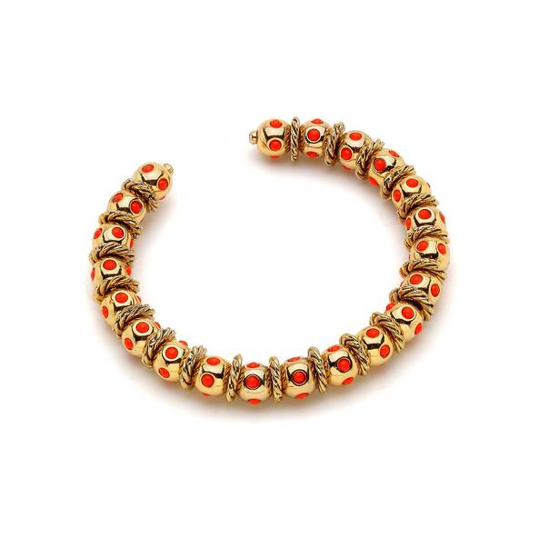 Centicora Coral Cuff Bracelet - 4