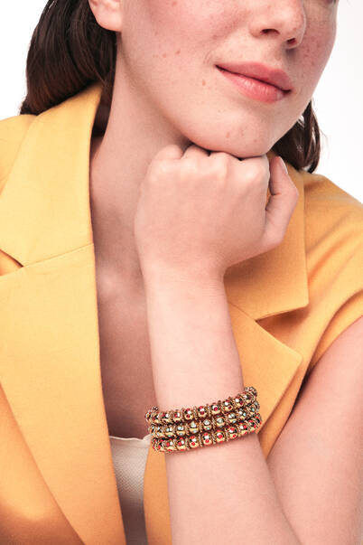 Centicora Coral Cuff Bracelet - 5