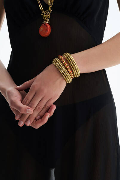 Centicora Coral Cuff Bracelet - 2