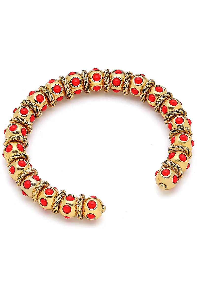 Centicora Coral Cuff Bracelet