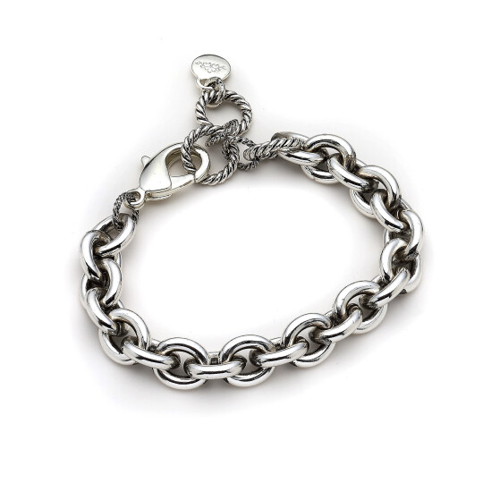 Chanti Silver Plated Chain Bracelet 