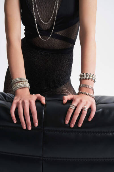 Chanti Silver Plated Chain Bracelet - 5