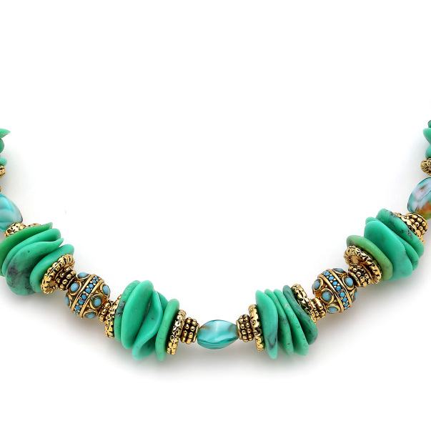Charm Turquoise Natural Stone Necklace - 3