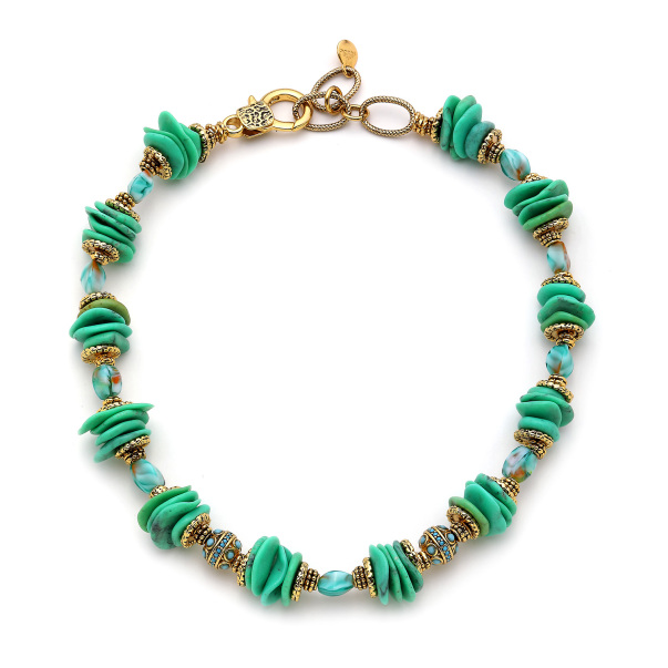 Charm Turquoise Natural Stone Necklace - 1