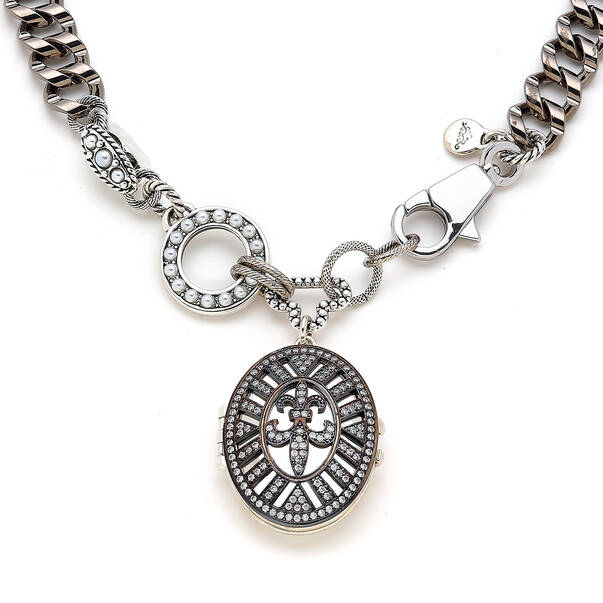 Ches Zircon Chain Necklace - 3