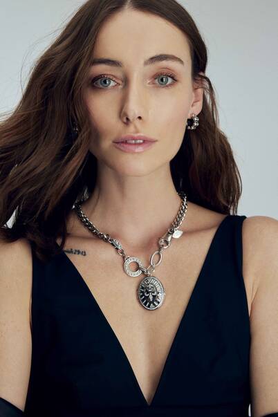 Ches Zircon Chain Necklace - 2