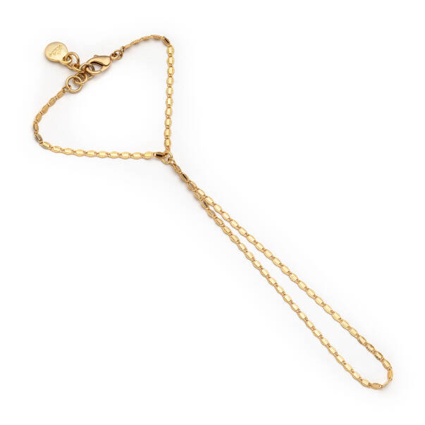 Chloe Gold Plated Chain Snake Bracelet - 1
