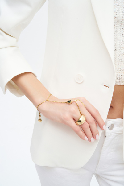 Chris Gold Plated Ring - 3
