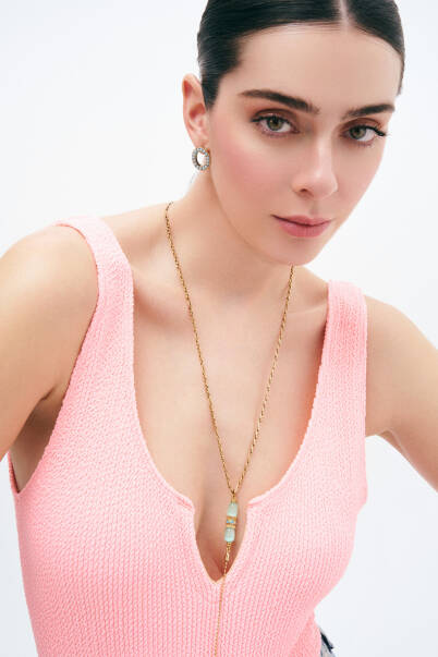 Circled Around Gold Plated Pinned Earrings - 3