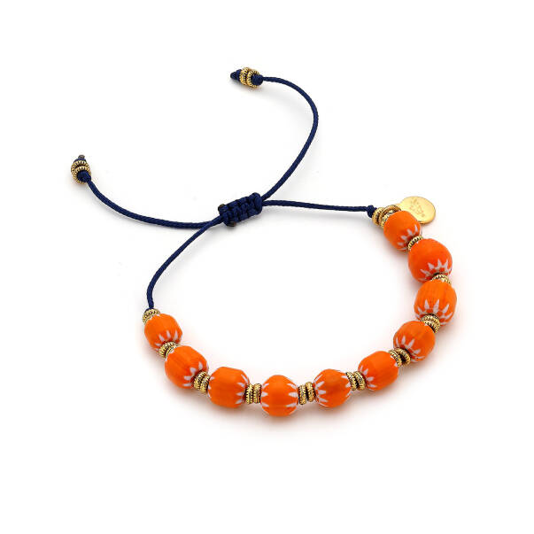 Citrus Grove Glass Bead Bracelet - 1