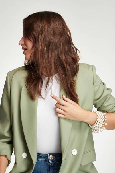 Cleo Zircon Pearl Gold Plated Bracelet - 3