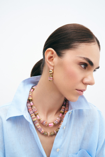Coastal Shell Pinned Earrings - 2