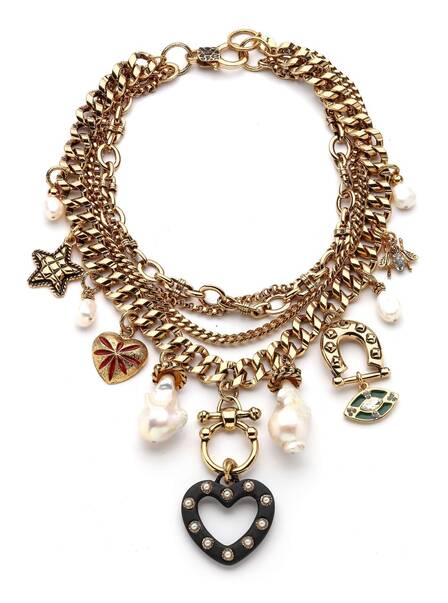 Coco Zİncir Charm Kolye - 1